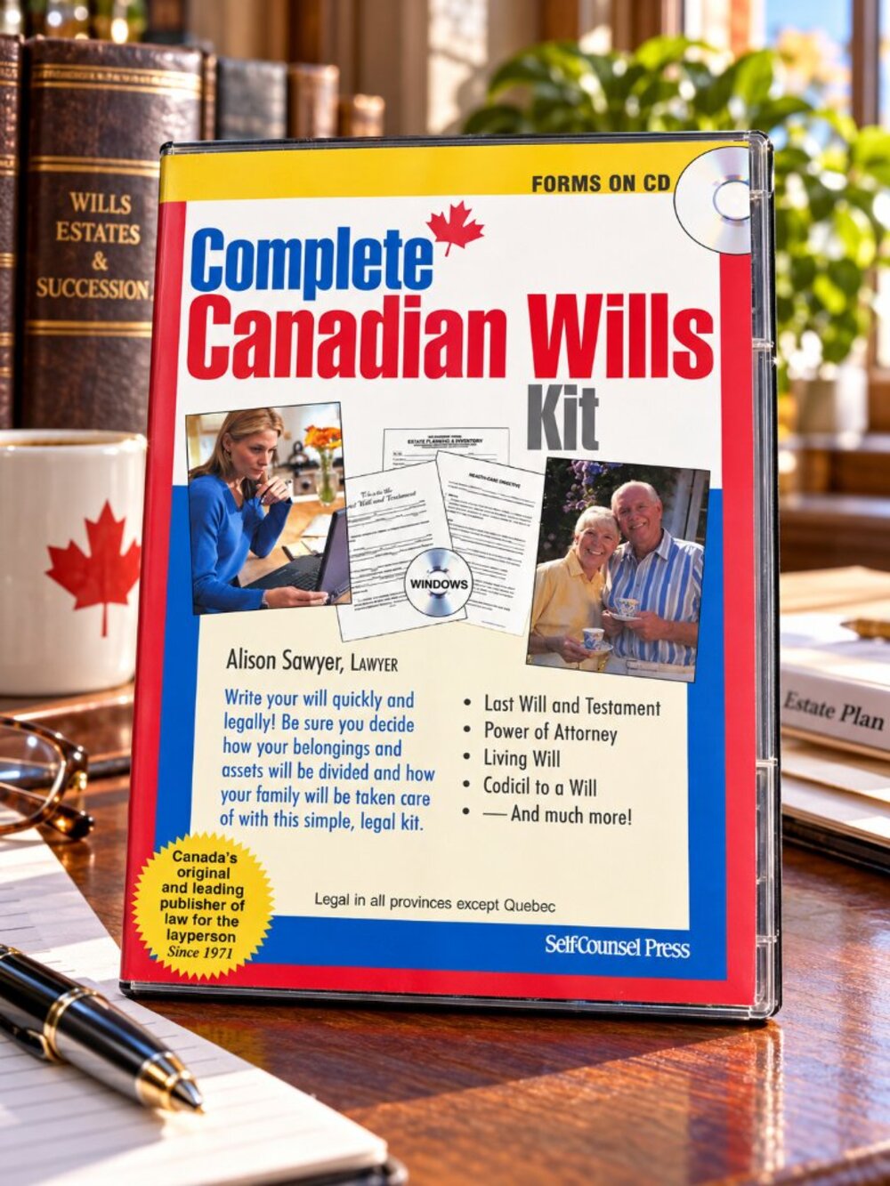 Complete Canadian Wills Kit (PC, CD-Rom) Very Good condition!